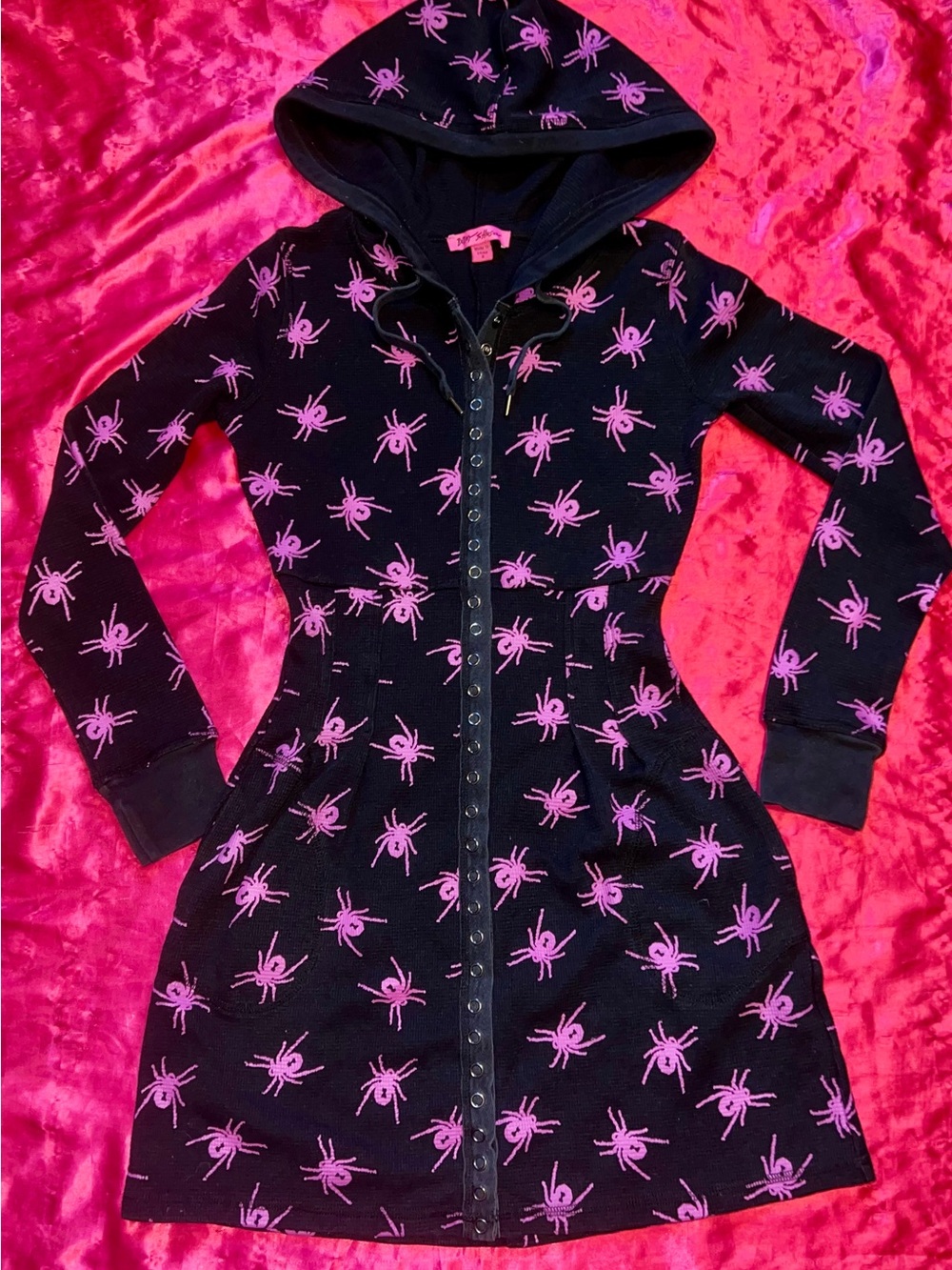 Betsey Johnson Spider Thermal Dress M